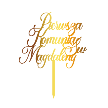 TOPPER PIERWSZA KOMUNIA...