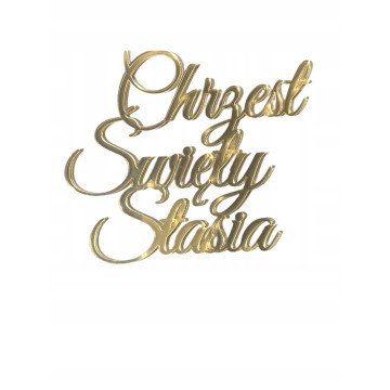 TOPPER NA BOK TORTU CHRZEST...