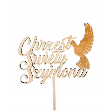 Topper NA TORT Chrzest...